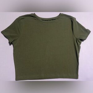 Wild Fable Cropped Shirt.